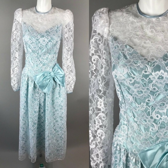 Prom Dress with Big Bow On Back